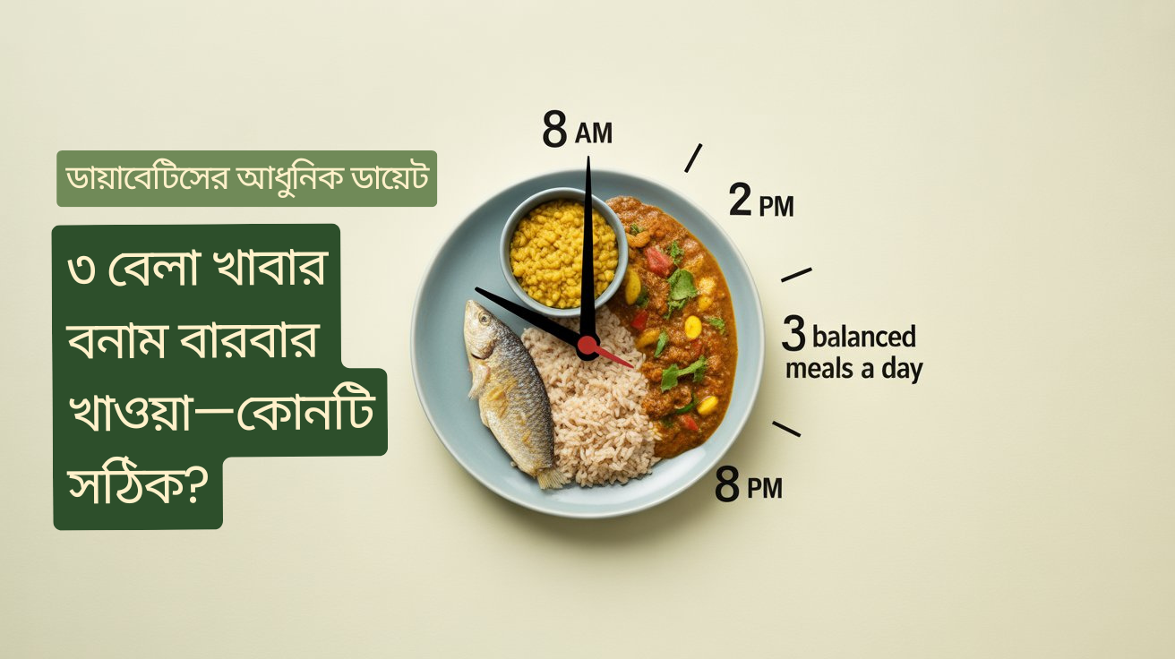 একটি সুষম ডায়াবেটিস-বান্ধব খাবার